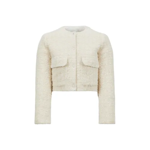 Moncler SS25 Пуховик Женские Айвори Белый