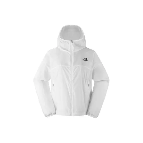 THE NORTH FACE Urban Exploration SS24 Дышащая Быстросохнущая Защита от УФ-лучей Одежда с Защитой от Солнца Женская Белая