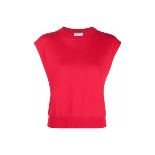 Brunello Cucinelli Красный Женские Жилеты