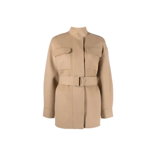 Theory Верблюжий Женское Короткое Пальто