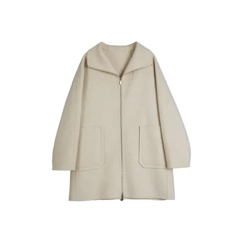 ELLE Кофейный Бежевый Женское Пальто