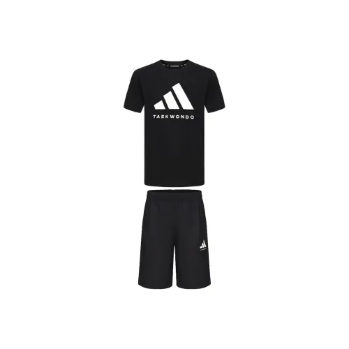 Adidas Taekwondo Повседневная Спортивная Одежда Унисекс Черный