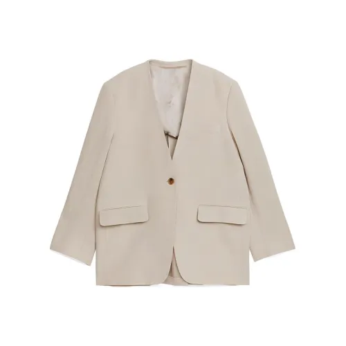 ARKET Бизнес-костюм женский бежевый