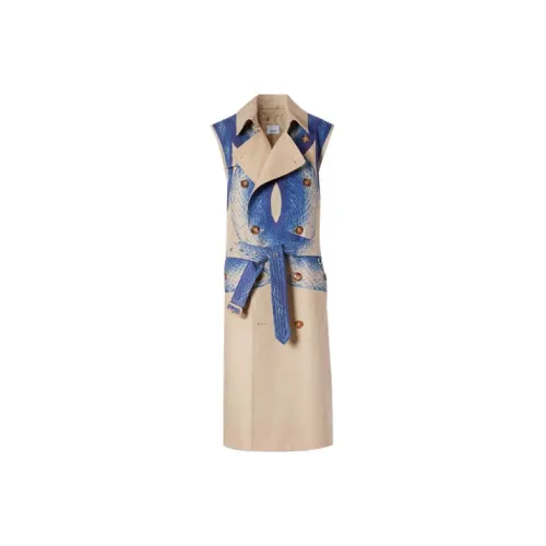 Burberry Тренчкот Женские Ink Navy