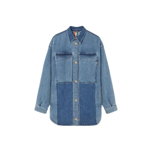 VERSACE Denim Jacket Women's Blue