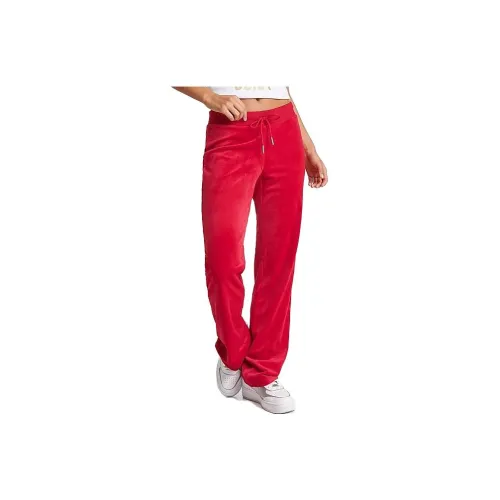 JUICY COUTURE Red Женские Повседневные Брюки