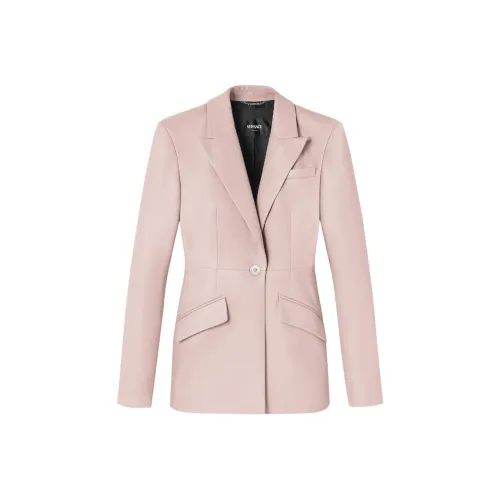 VERSACE Кожа Куртка Женская Розовая