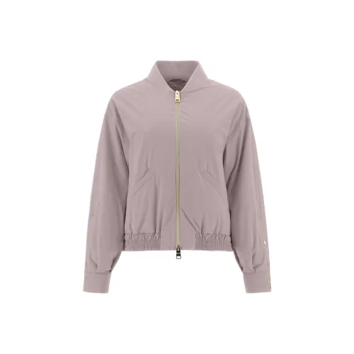 HERNO Хлопковый пуховик женский светло-фиолетовый