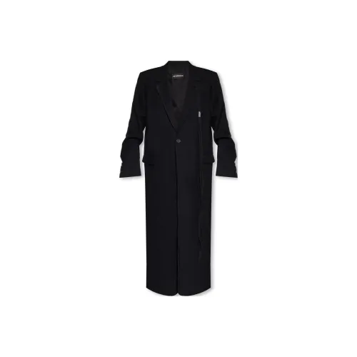 Ann Demeulemeester Черное Женское Пальто