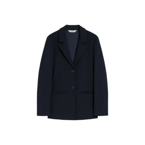 'S MAX MARA Бизнес-костюм Пальто Женское Морской Синий