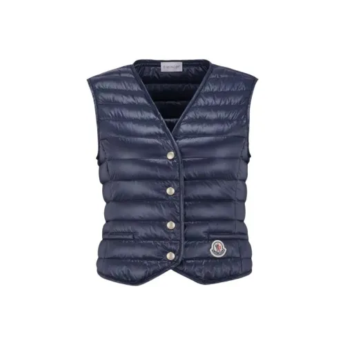 Moncler Жилет Женские Ночной Синий