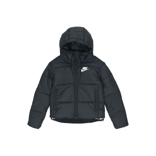 Nike Sportswear Хлопковый пуховик Зимний Женский Черный