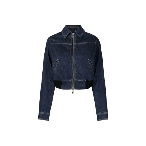 Alaia Темно-синий Женские Короткие пальто