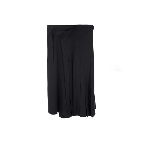 Yohji Yamamoto Черные Женские Повседневные Брюки