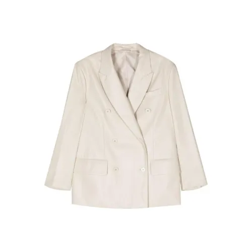 STAND STUDIO SS24 Бизнес Костюм Пальто Женское Светлый Бежевый