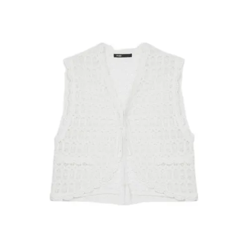 Maje Белые Женские Жилеты