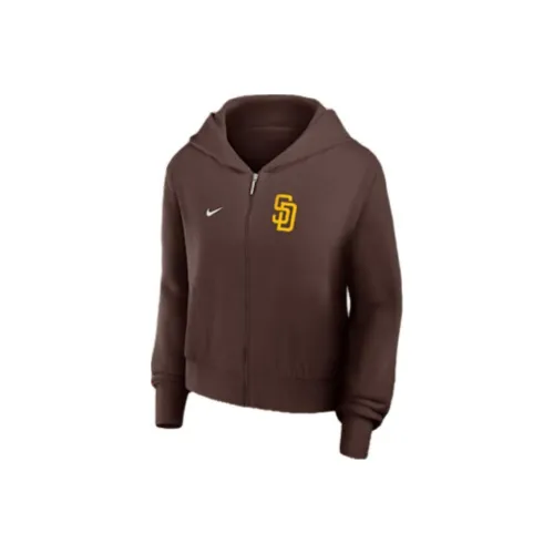 Nike одежда Коричневый Женские Свитшоты