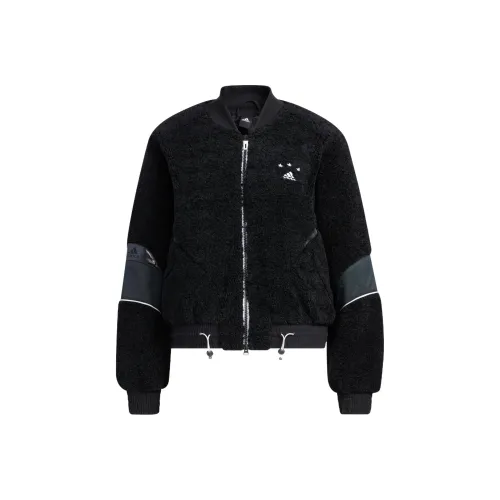 Adidas Черное Женское Короткое Пальто