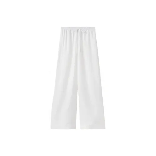 Loro Piana Белые Женские Повседневные Брюки
