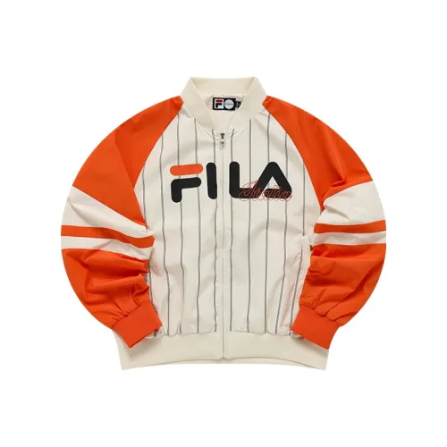 FILA FUSION Бейсбольная куртка Женские Arctic с Белым Принт