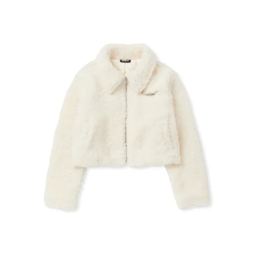 Nerdy Светло-желтые Женские Бархатные Куртки