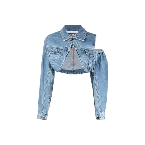 Jacquemus Синий Женские Джинсовые Куртки
