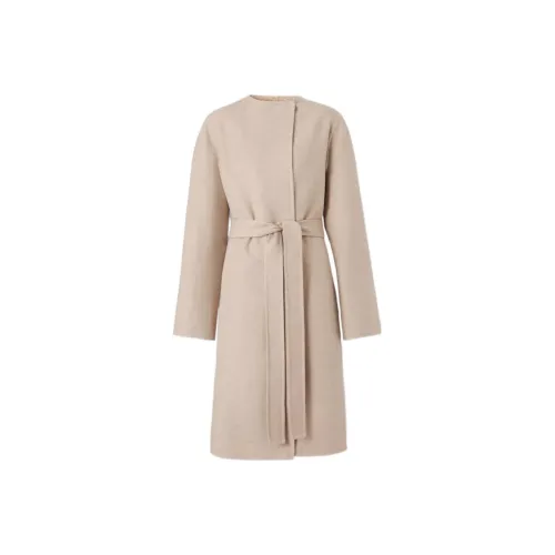 Burberry Вельвет Feel Пальто Женское Мягкое Рыжевато-коричневый