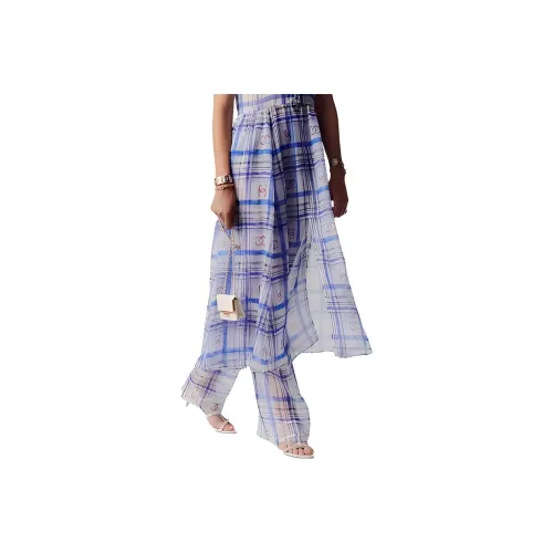 CHANEL SS23 Повседневные брюки Женские Синие