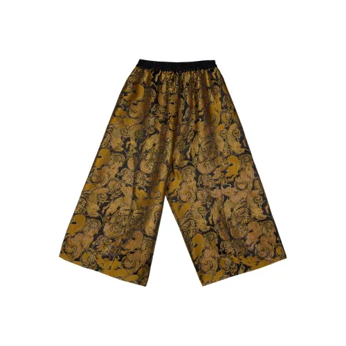 TCH Повседневные брюки Женские Черная основа с Золотым логотипом