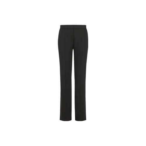 MCM Логотип Вышитый Ponte Брюки Повседневные Брюки Женские Черные