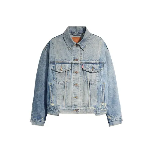 Levis Синие Женские Джинсовые Куртки