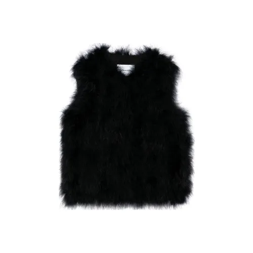 Жилет Yves Salomon SS24 Женские Морской синий