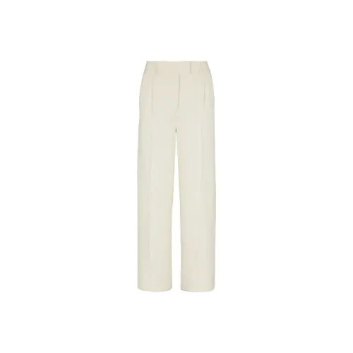 FENDI Белые Женские Повседневные Брюки