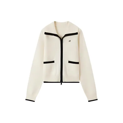 EICHITOO Экрю Женская Трикотажная