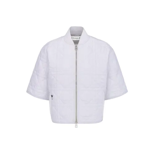 DIOR SS24 Хлопковый пуховик Женская Белая