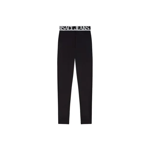 VERSACE Черные Женские Леггинсы