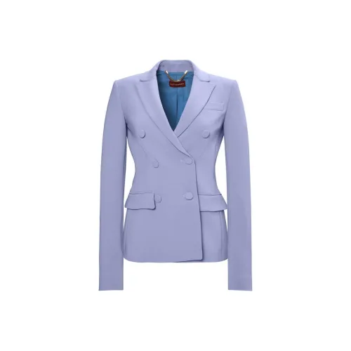 Altuzarra SS24 Бизнес Костюм Пальто Женское Синее