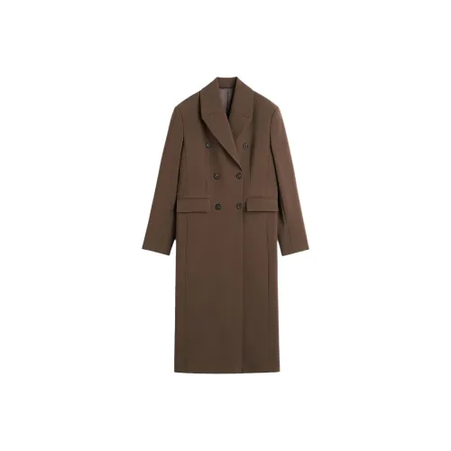 TOTEME FW24 Пальто Женское Bark Коричневый