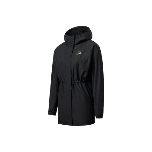 Эрке Глубокий черный Женский тренч