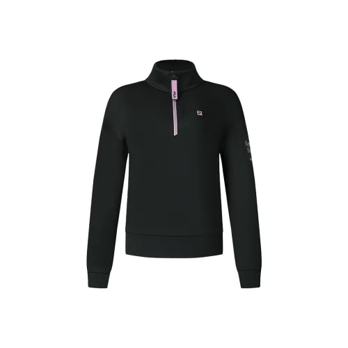 FILA Фитнес Темно-черный BK Женские Свитшоты