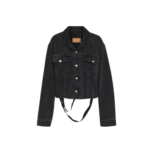 MM6 Maison Margiela совместный бренд Деним Куртка Женская Черная