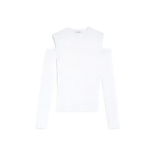 MaxMara SS25 Трикотаж Женский Оптический Белый