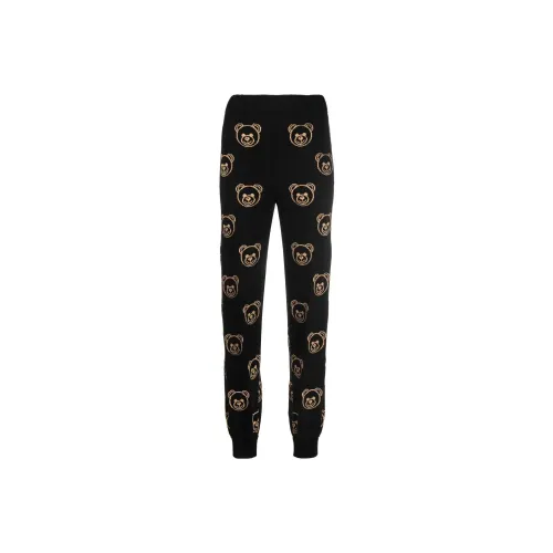 MOSCHINO Черные Женские Вязаные Спортивные Брюки