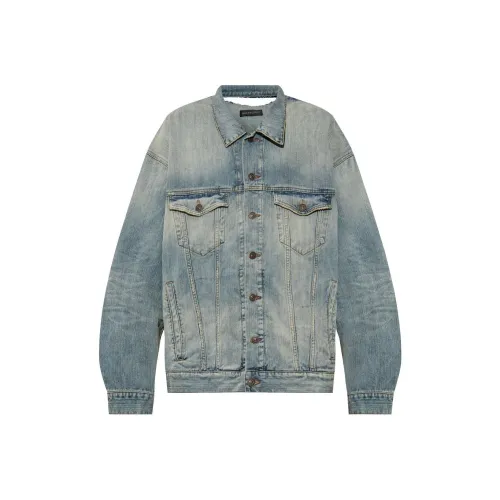 Balenciaga Denim Jacket Regular Fit Women's Blue Баленсиага Деним Куртка Стандартный крой Женский Синий