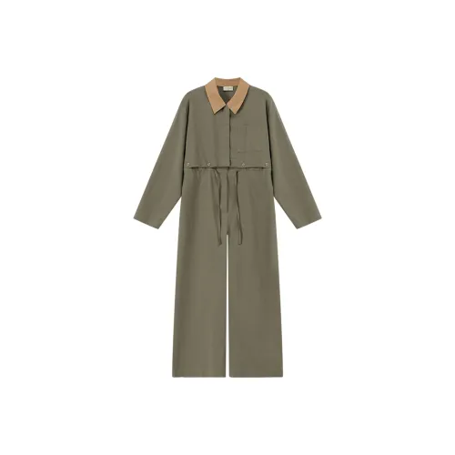 NO ONE ELSE Армейский зеленый Женские Повседневные брюки