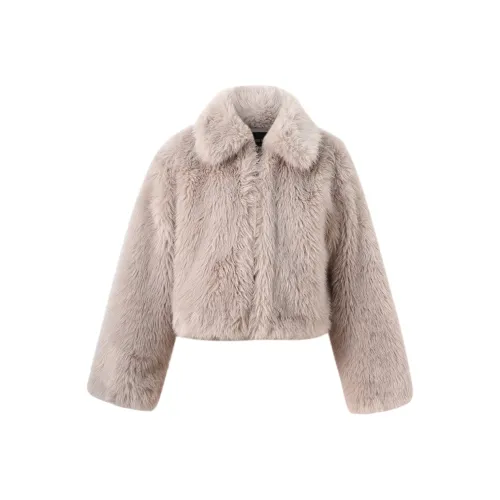 AVENEMENT Cropped Jacket Women's Gray AVENEMENT Укороченная куртка женская серый