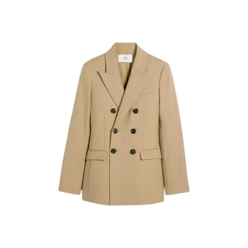 AMIPARIS FW24 Бизнес-костюм женский цвет песочный