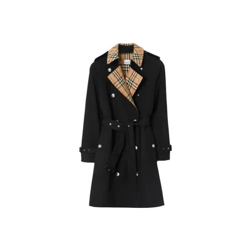 Burberry Черный Женский Тренч