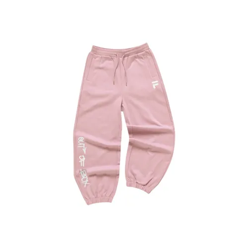 FILA FUSION Юноша Розовый Женские Вязаные Тренировочные Брюки