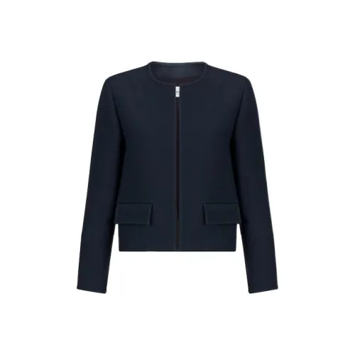 DIOR Морской синий Женское короткое пальто